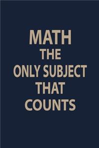 Math the only subject that counts