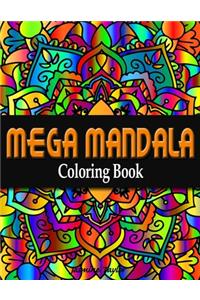 Mega Mandala Coloring Book