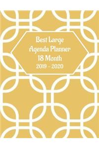 Best Large Agenda Planner 18 Month