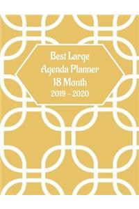 Best Large Agenda Planner 18 Month