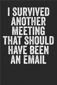 I Survived Another Meeting That Should Have Been An Email