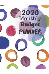 Monthly Budget Planner 2020: Monthly Finance Budget Planner Expense Tracker Bill Organizer Journal Notebook