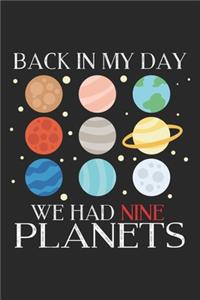 Back In My Day We Had Nine Planets