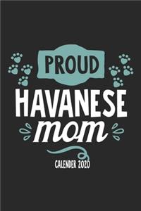 Proud Havanese Mom Calender 2020