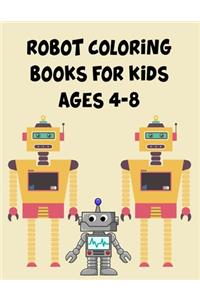 Robot Coloring Books For Kids Ages 4-8