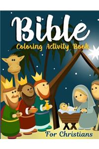 Bible Coloring Activity Book for Christians