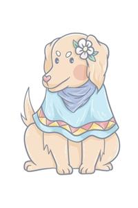 Hippie Dog Notebook