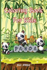 Panda Coloring Book For Kids