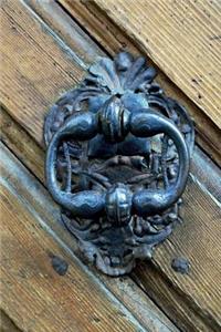 Green Patina on a Brass Door Knocker Journal