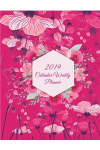 2019 Calendar Weekly Planner
