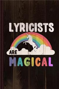 Lyricists Are Magical Journal Notebook