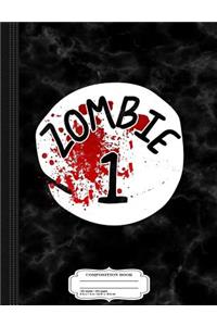 Couples Zombie 1 Halloween Costume Composition Notebook