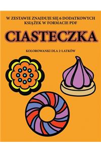 Kolorowanki dla 2-latków (Ciasteczka)