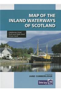 Map Inland Waterways of Scotland