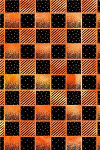 Journal Notebook Squares and Dots Pattern 2
