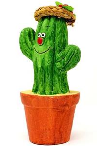 A Smiling Cactus In A Hat Notebook