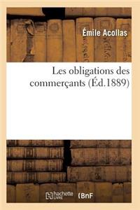 Les Obligations Des Commerçants 2e Éd