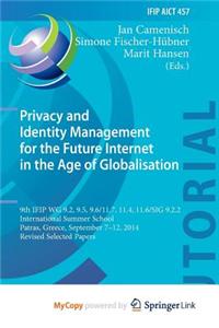 Privacy and Identity Management for the Future Internet in the Age of Globalisation