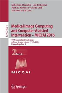 Medical Image Computing and Computer-Assisted Intervention - Miccai 2016