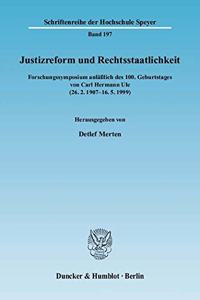 Justizreform Und Rechtsstaatlichkeit