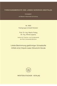 Lokale Bestimmung gasförmiger Schadstoffe mittels einer Impuls-Laser-Streulicht-Sonde