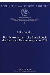 Das deutsch-russische Sprachbuch des Heinrich Newenburgk von 1629