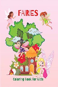 Fairies: Cute and Magical Activity Book with 45 Unique Illustration, Ages 2+