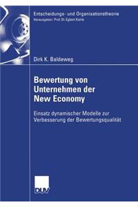 Bewertung Von Unternehmen Der New Economy