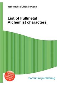 List of Fullmetal Alchemist Characters