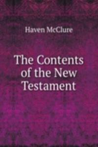 Contents of the New Testament