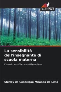 sensibilità dell'insegnante di scuola materna