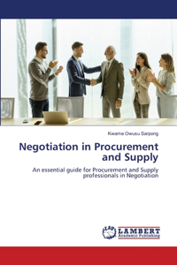 Negotiation in Procurement and Supply