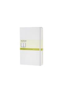 Moleskine White Large Plain Notebook Hard