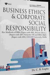 Business Ethics and Corporate Social Responsibility