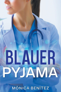 Blauer Pyjama