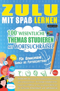 Zulu Mit Spaß Lernen - Für Erwachsene