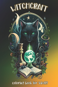 Witchcraft Coloring Book for Adults