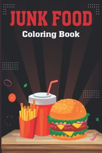 Junk Food Coloring Book