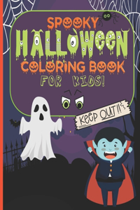 Spooky Halloween Coloring Book For Kids