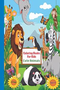 Coloring Books For Kids Cute Animals