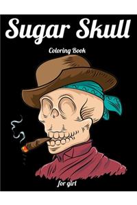 Sugar Skull Coloring Book for girl