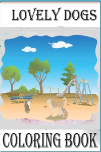 Lovely dogs, cColoring book