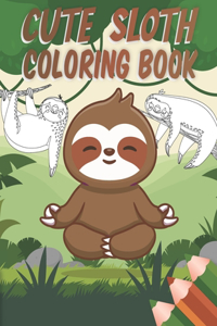 Sloth Coloring Book