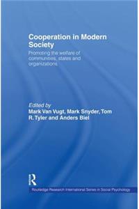 Cooperation in Modern Society