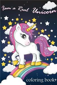 Iam a real unicorn coloring book