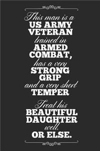 This Man Is A US Army Veteran Trained In Armed Combat, Has A Very Strong Grip And A Very Short Temper. Treat His Beautiful Daughter Well Or Else