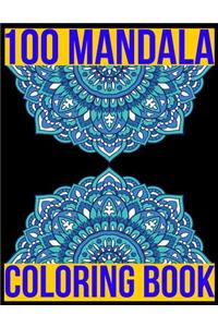 100 Mandala coloring book