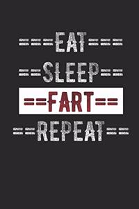 Funny Journal - Eat Sleep Fart Repeat