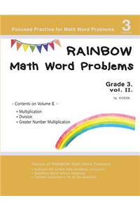 Rainbow Math Word Problems Grade 3. vol. II