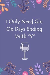 Lined Notebook with Quote - Gin Gifts for Women, Gifts for Gin Lovers